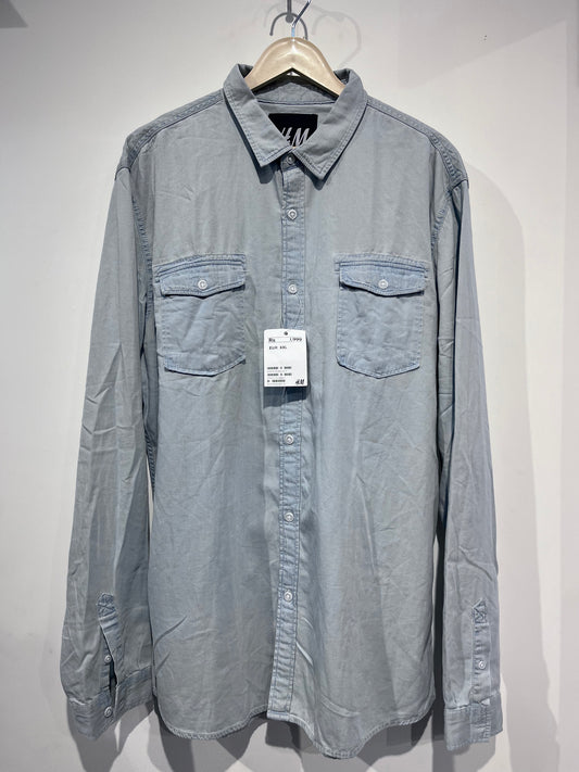 [H&M] FULL SLEEVE DENIM SHIRT XXL