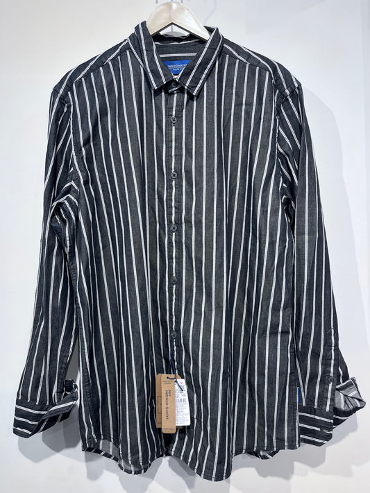 [INDIGO NATION] FULL SLEEVE LINING SHIRT XXL