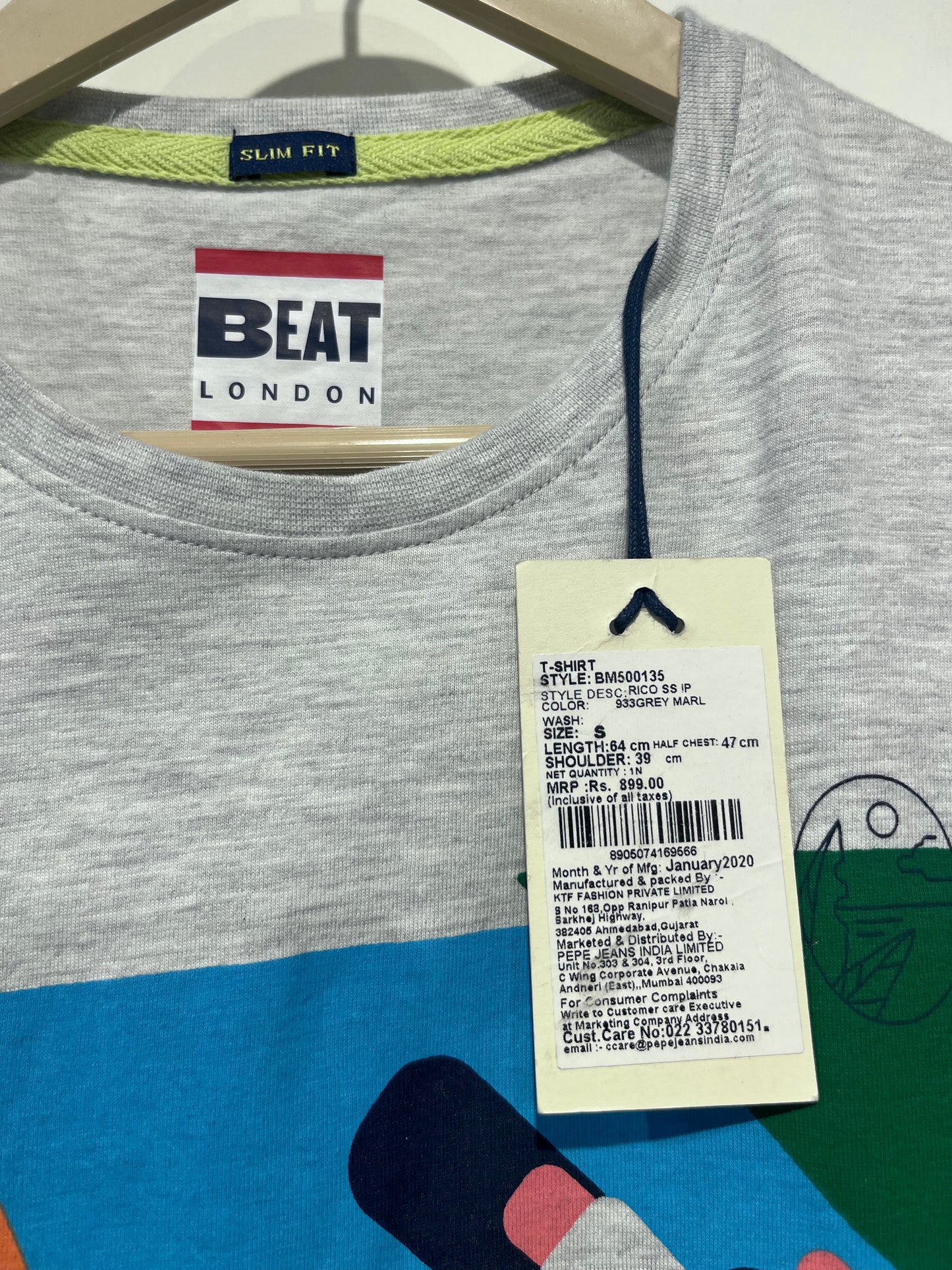 [PEPE JEANS] R/N T-SHIRT SMALL