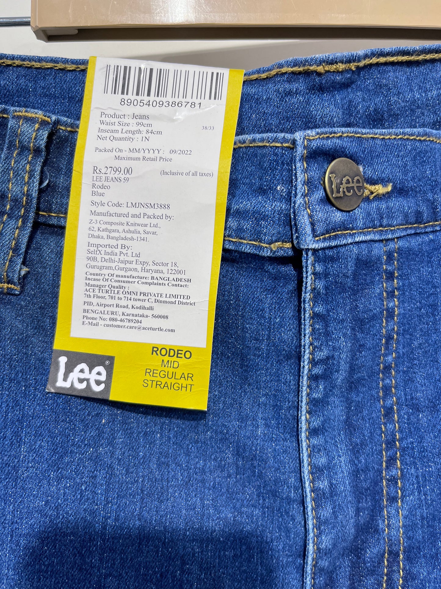 [LEE] JEANS 38