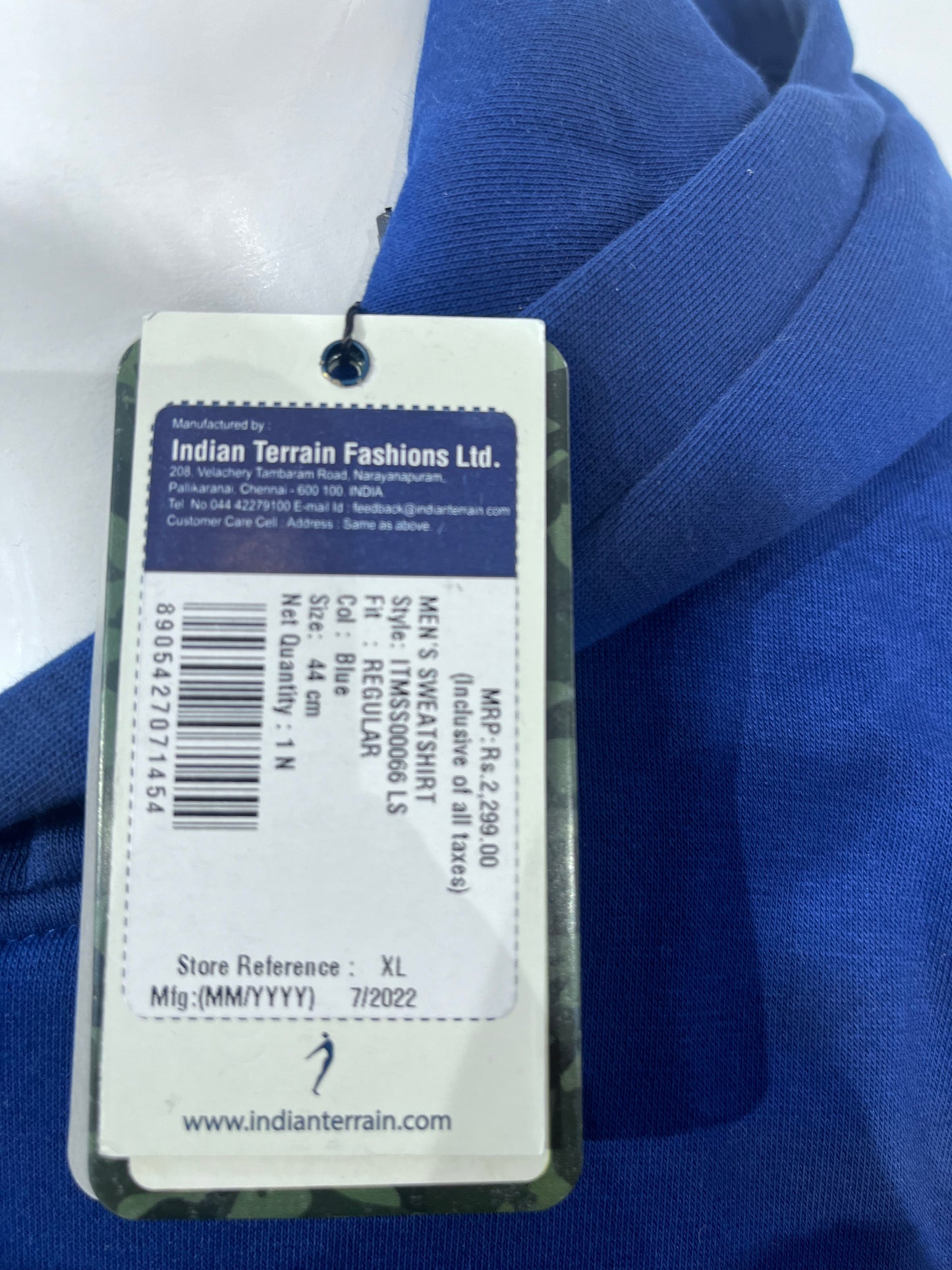 [INDIAN TERRAIN] SWEATSHIRT/HOODIES SIZE XL