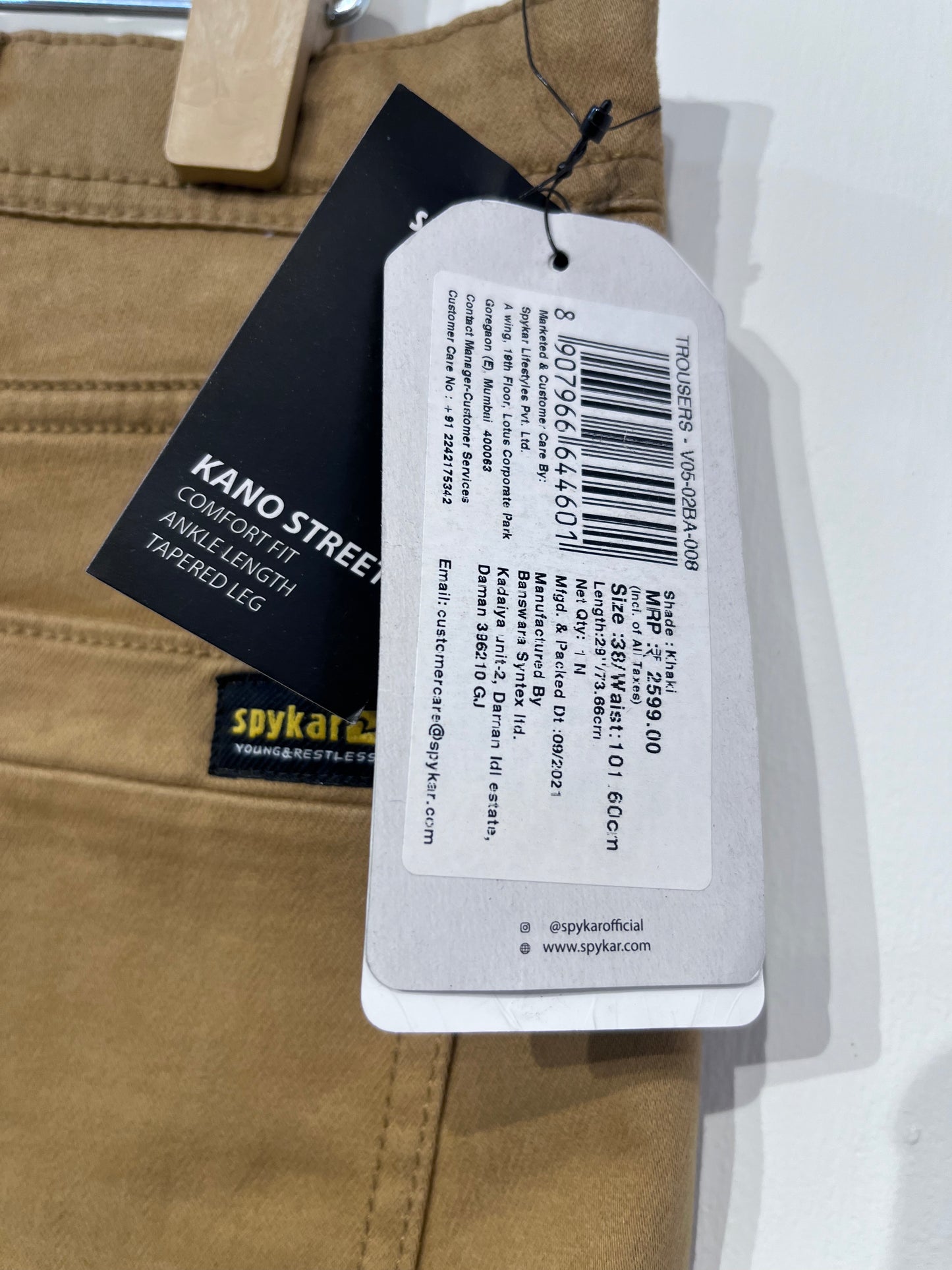 [SPYKAR] CHINOS SIZE 38