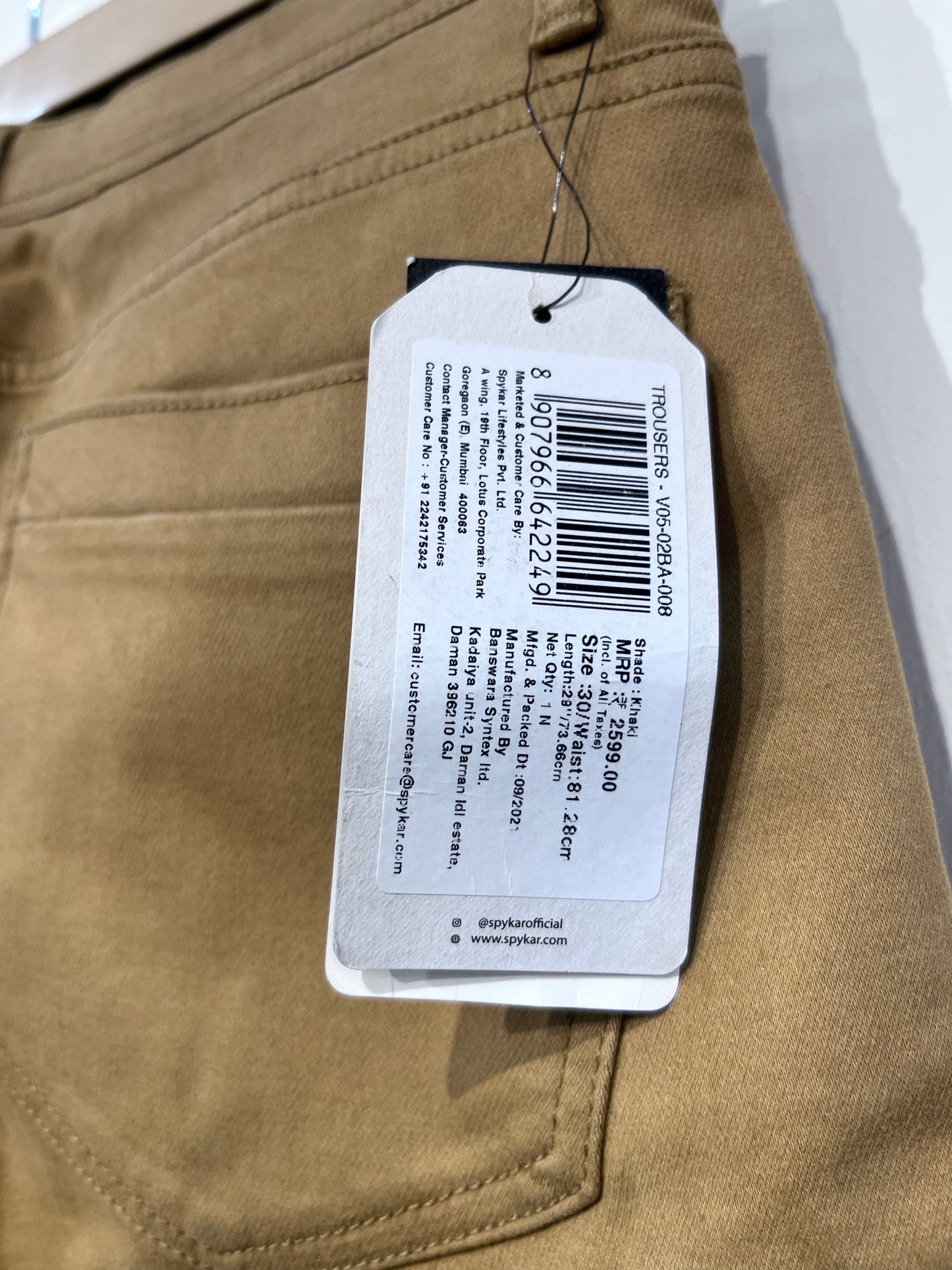 [SPYKAR] CHINOS SIZE 30