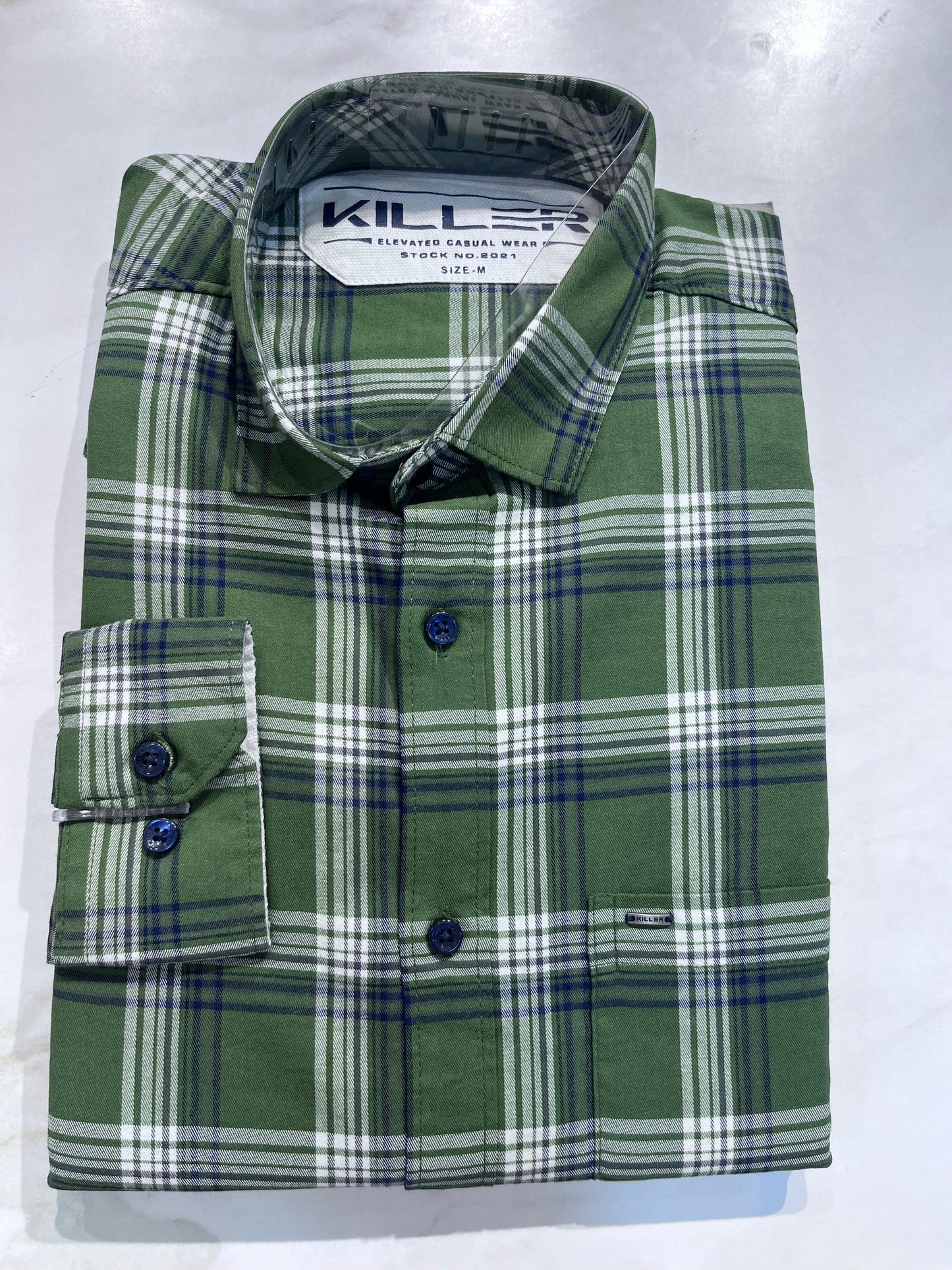 [KILLER] FULL SLEEVE CHECKERED SHIRT MEDIUM