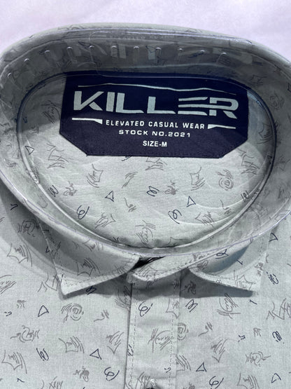 [KILLER] FULL SLEEVE PRINTED SHIRT MEDIUM