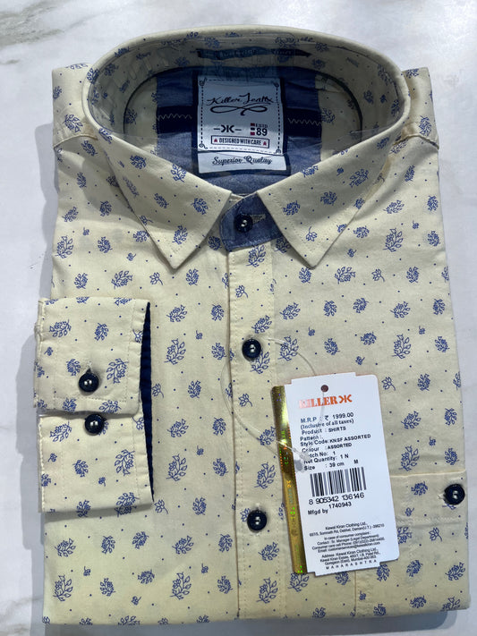 [KILLER] FULL SLEEVE PRINTED SHIRT MEDIUM