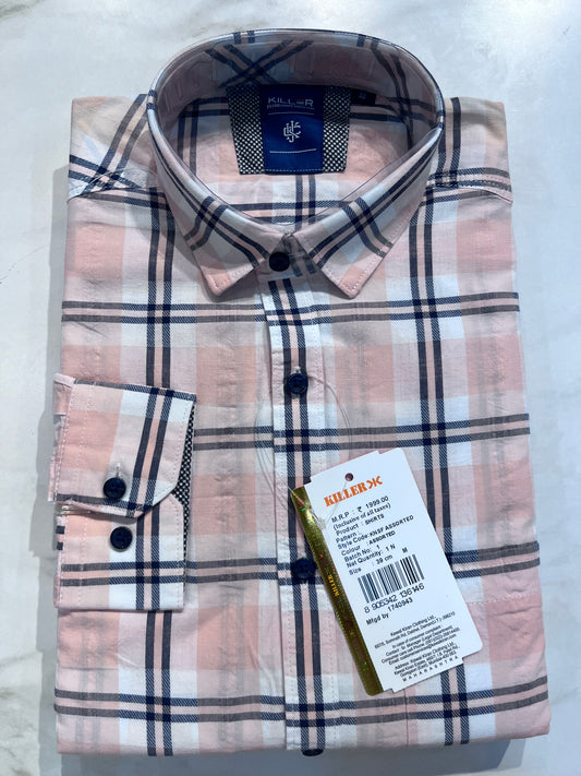 [KILLER] FULL SLEEVE CHECKERED SHIRT MEDIUM