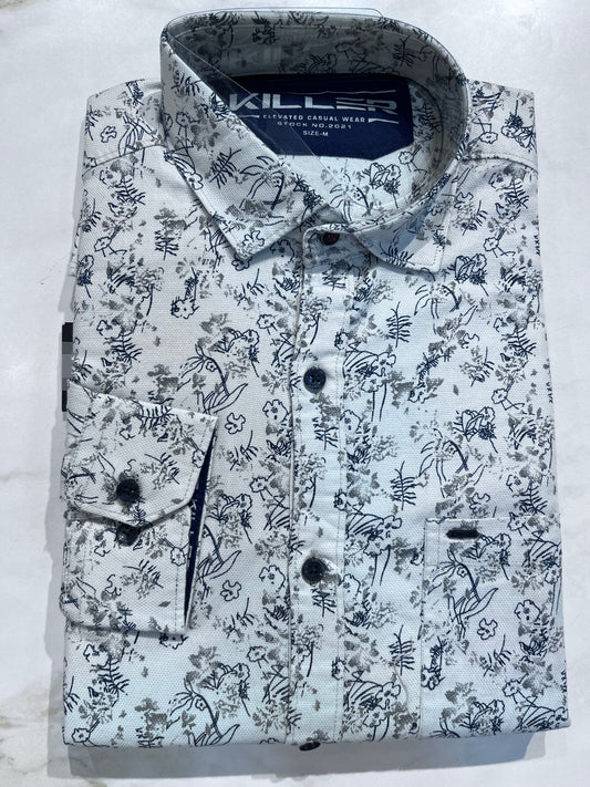 [KILLER] FULL SLEEVE PRINTED SHIRT MEDIUM