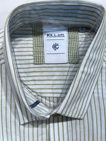 [KILLER] FULL SLEEVE LINING SHIRT MEDIUM