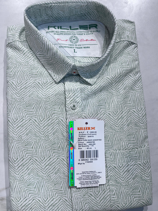 [KILLER] FULL SLEEVE PRINTED SHIRT MEDIUM