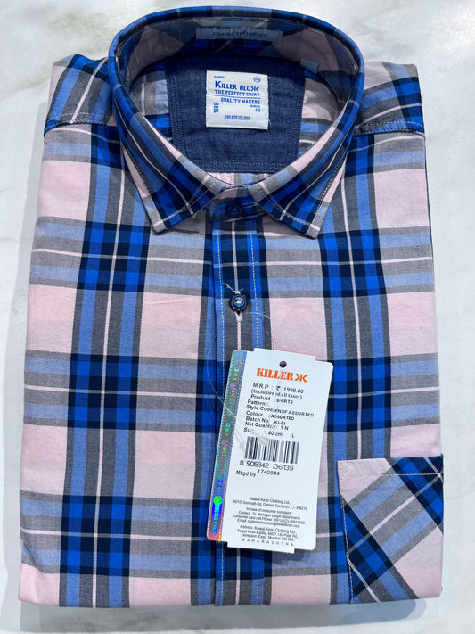 [KILLER] FULL SLEEVE CHECKERED SHIRT LARGE