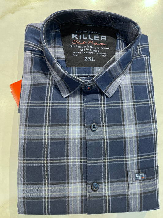 [KILLER] FULL SLEEVE CHECKERED SHIRT XXL