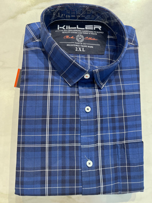 [KILLER] FULL SLEEVE CHECKERED SHIRT XXL