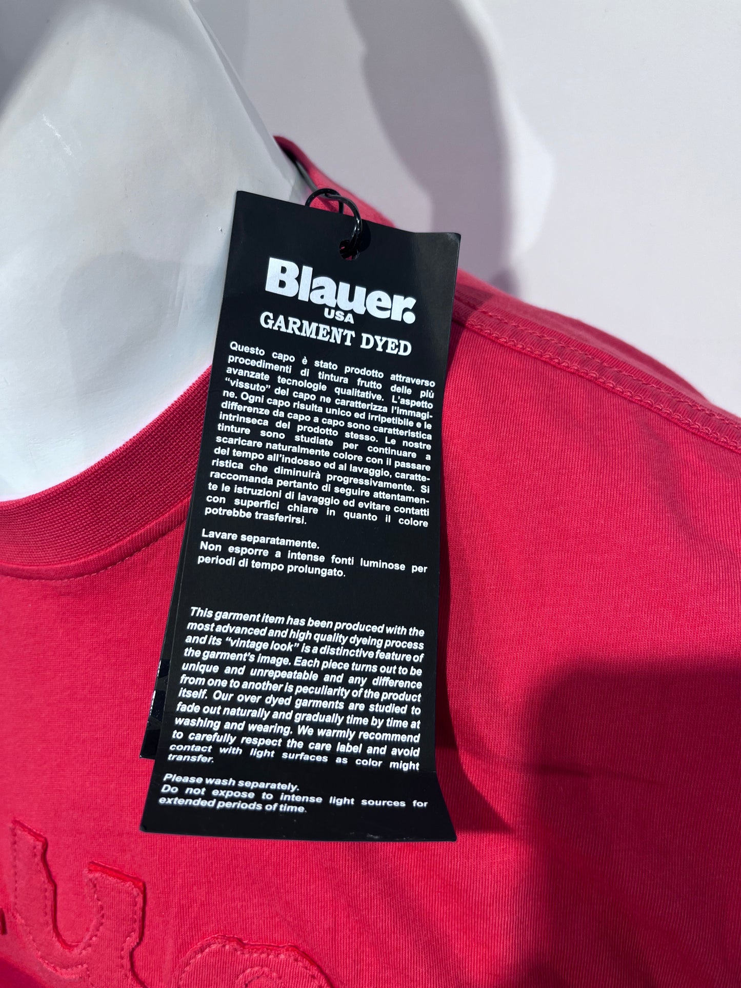 [BLAUER] R/N T-SHIRT LARGE