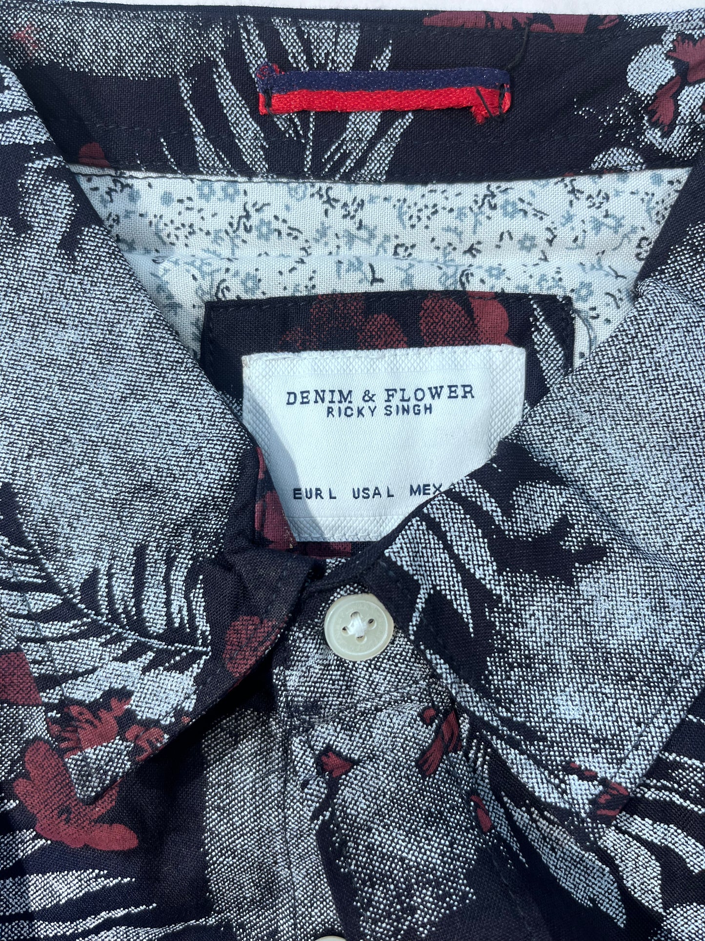 [DENIM&FLOWER] FULL SLEEVE SHIRT SMALL