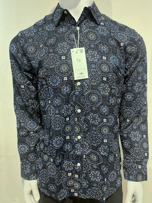 [DENIM&FLOWER] FULL SLEEVE SHIRT LARGE