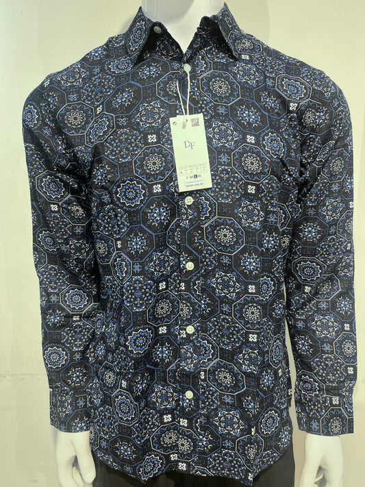 [DENIM&FLOWER] FULL SLEEVE SHIRT XL