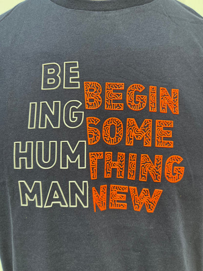 [BEING HUMAN] ROUND-NECK T-SHIRT XL