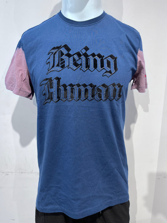 [BEING HUMAN] ROUND-NECK T-SHIRT LARGE