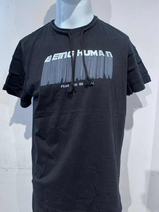 [BEING HUMAN] ROUND-NECK T-SHIRT LARGE