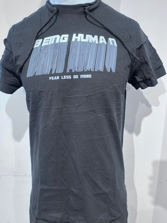 [BEING HUMAN] ROUND-NECK T-SHIRT SMALL