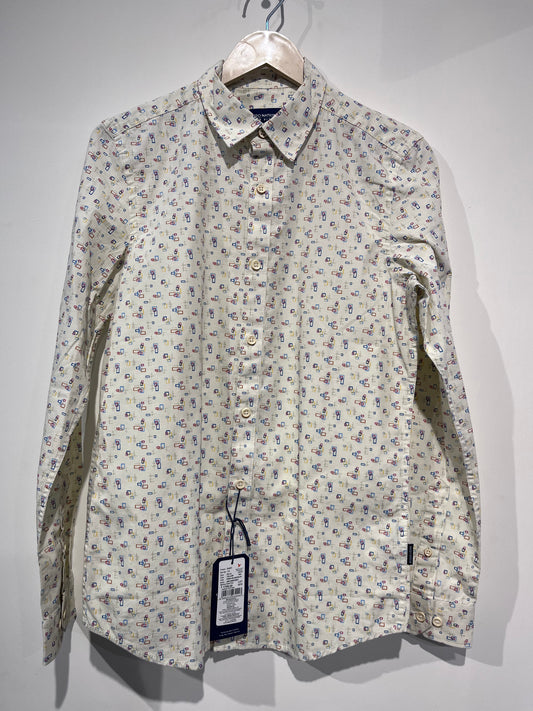 [INDIGO NATION] FULL SLEEVE PRINTED SHIRT SMALL