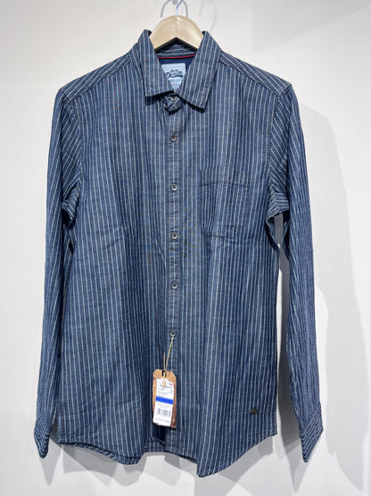 [BARE DENIM] FULL SLEEVE LINING SHIRT MEDIUM