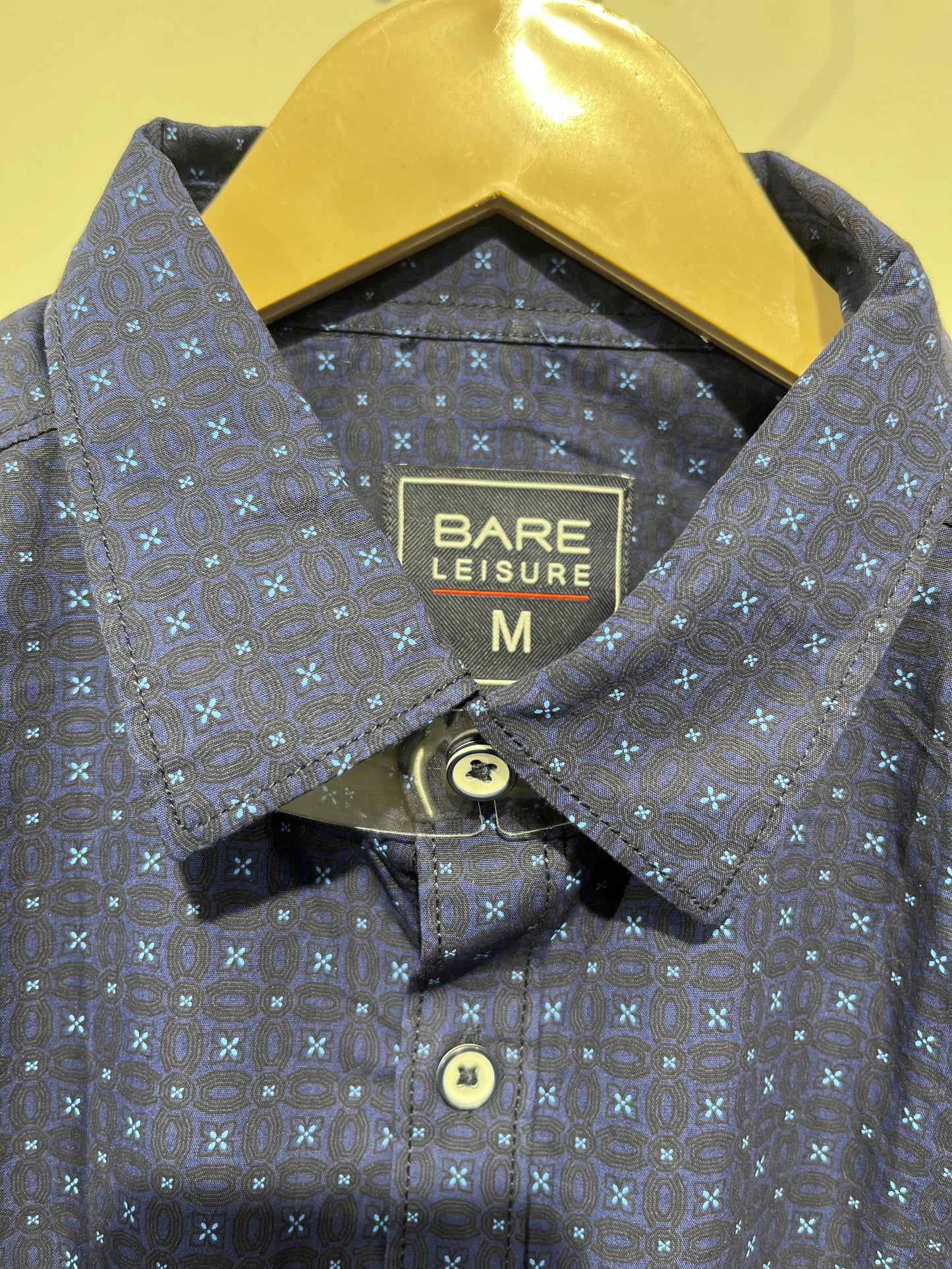 [BARE DENIM] FULL SLEEVE PRINTED SHIRT MEDIUM