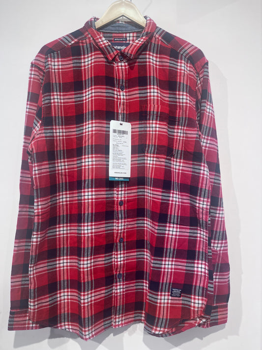 [WRANGLER] FULL SLEEVE CHECKERED SHIRT LARGE