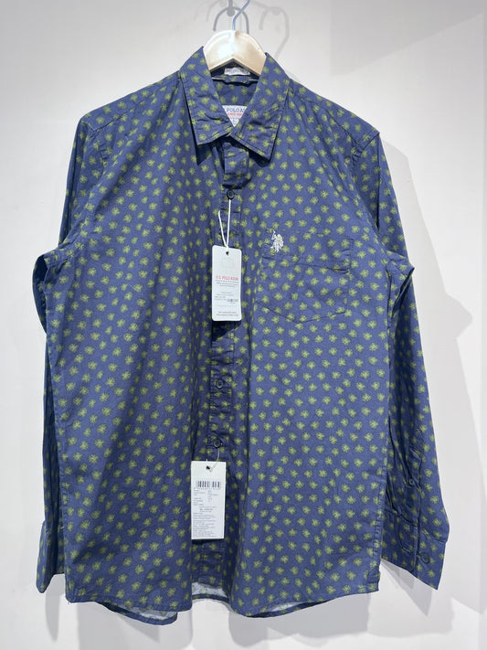 [USPA] FULL SLEEVE PRINTED SHIRT LARGE