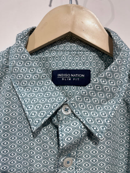 [INDIGO NATION] FULL SLEEVE CHECKERED SHIRT MEDIUM