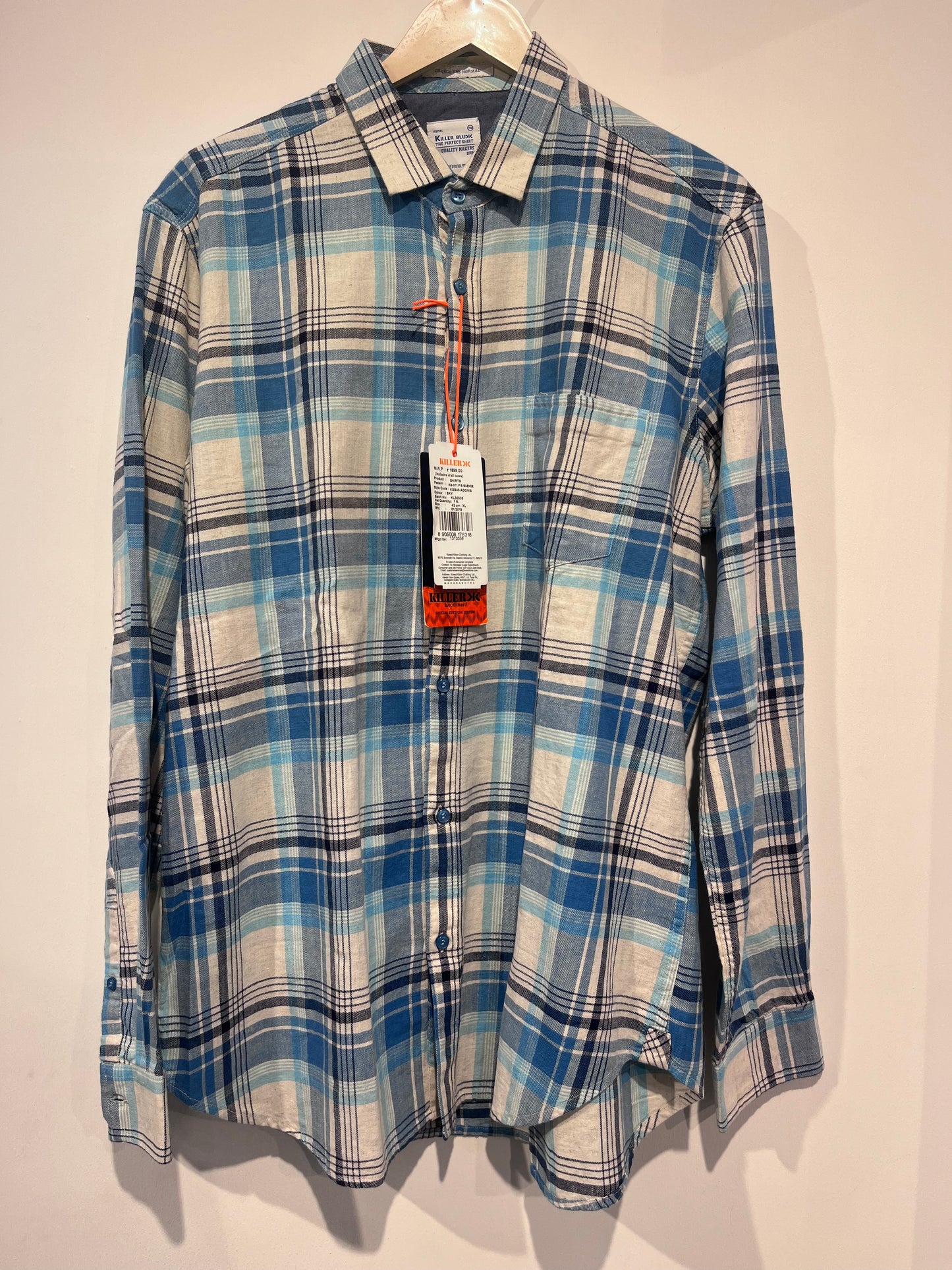 [KILLER] FULL SLEEVE CHECKERED SHIRT XL