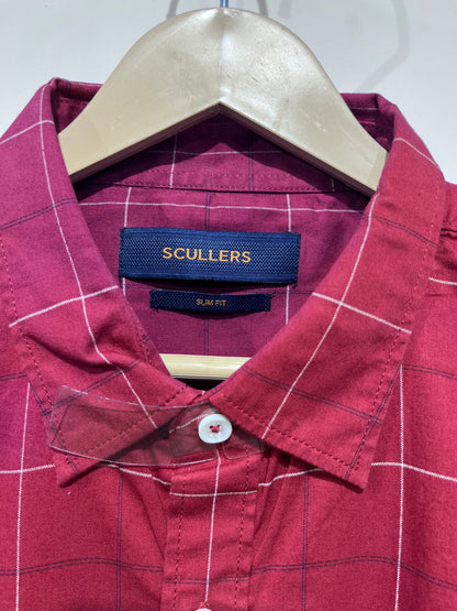 [SCULLERS] FULL SLEEVE CHECKERED SHIRT XL