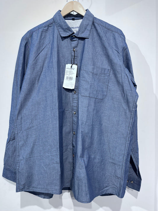 [LAWMAN] FULL SLEEVE PLAIN SHIRT XL