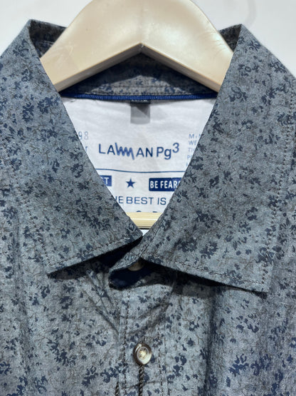 [LAWMAN] FULL SLEEVE PRINTED SHIRT XXL