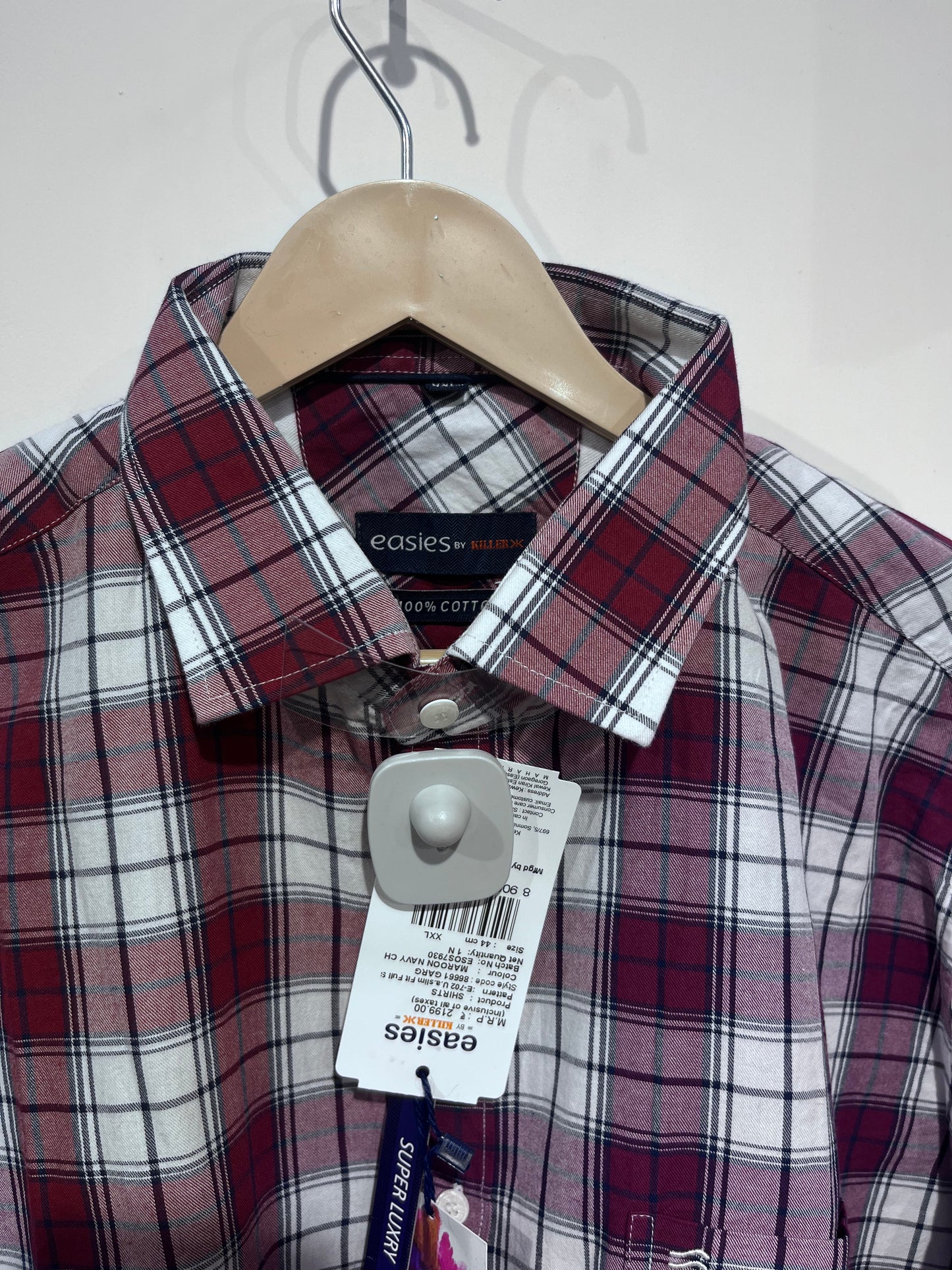 [EASIES] FULL SLEEVE CHECKERED SHIRT XXL